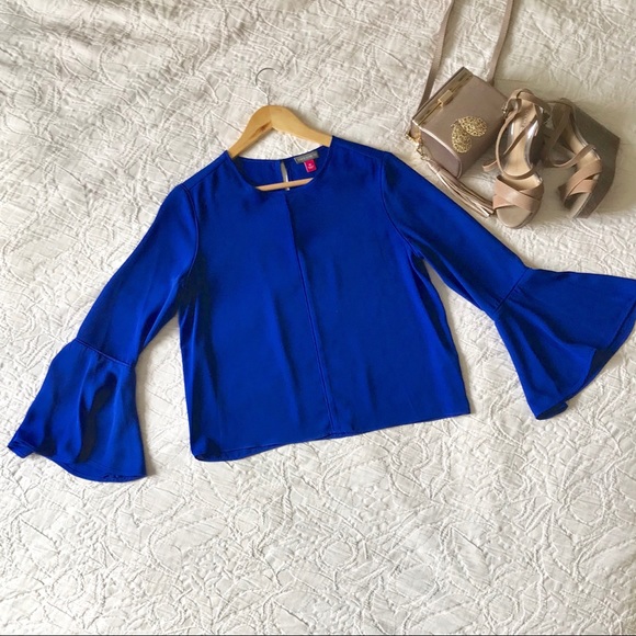 Vince Camuto Bell-Sleeve Blouse - Picture 2 of 6